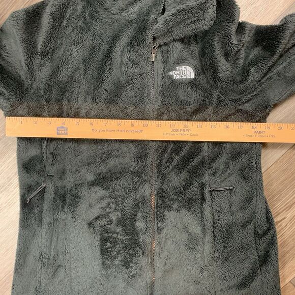 North Face Jacket Womens Medium Black Teddy Deep Pile Fleece Full Zip Coat Adult - Picture 5 of 8